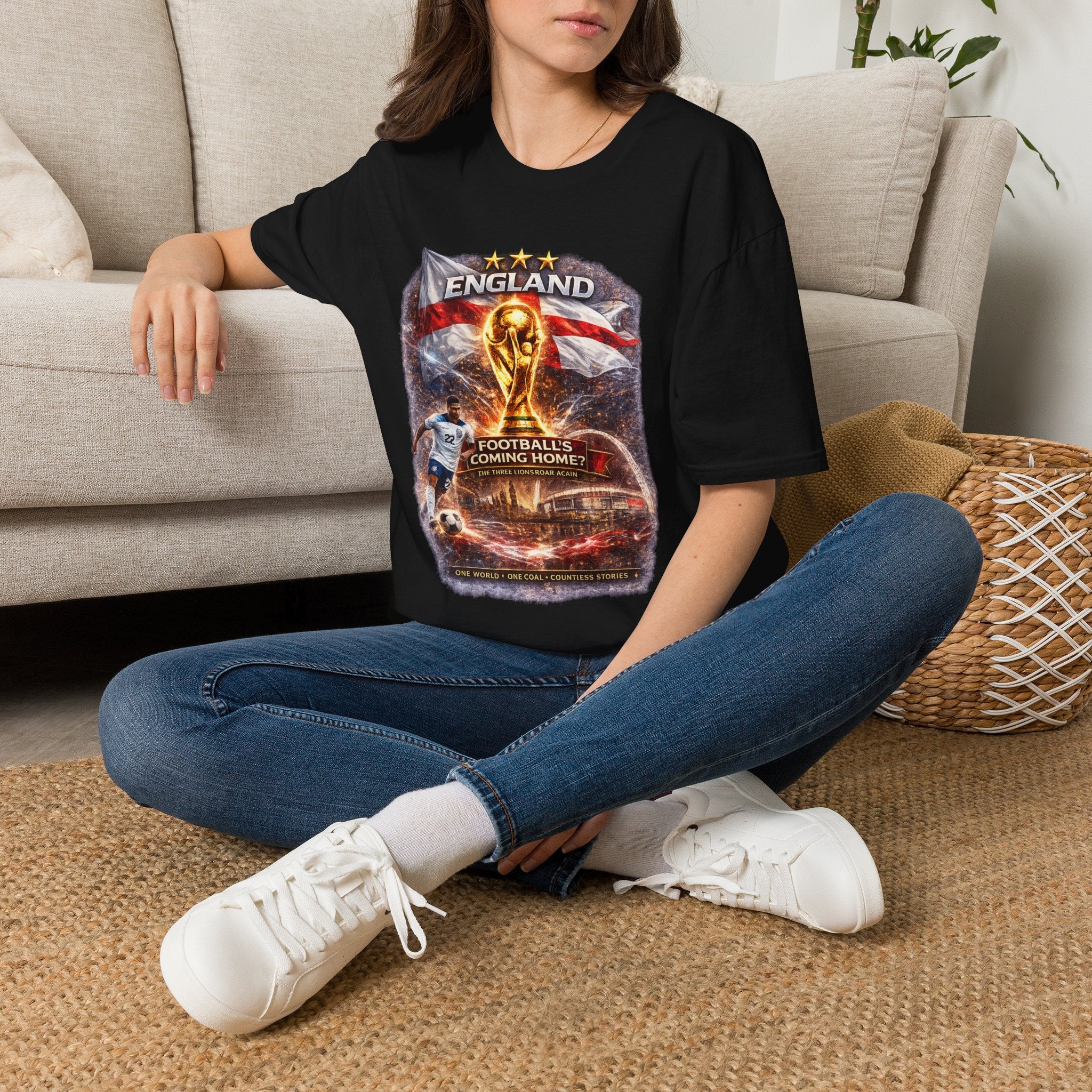 England World Cup 2026 T-Shirt — "Football's Coming Home"