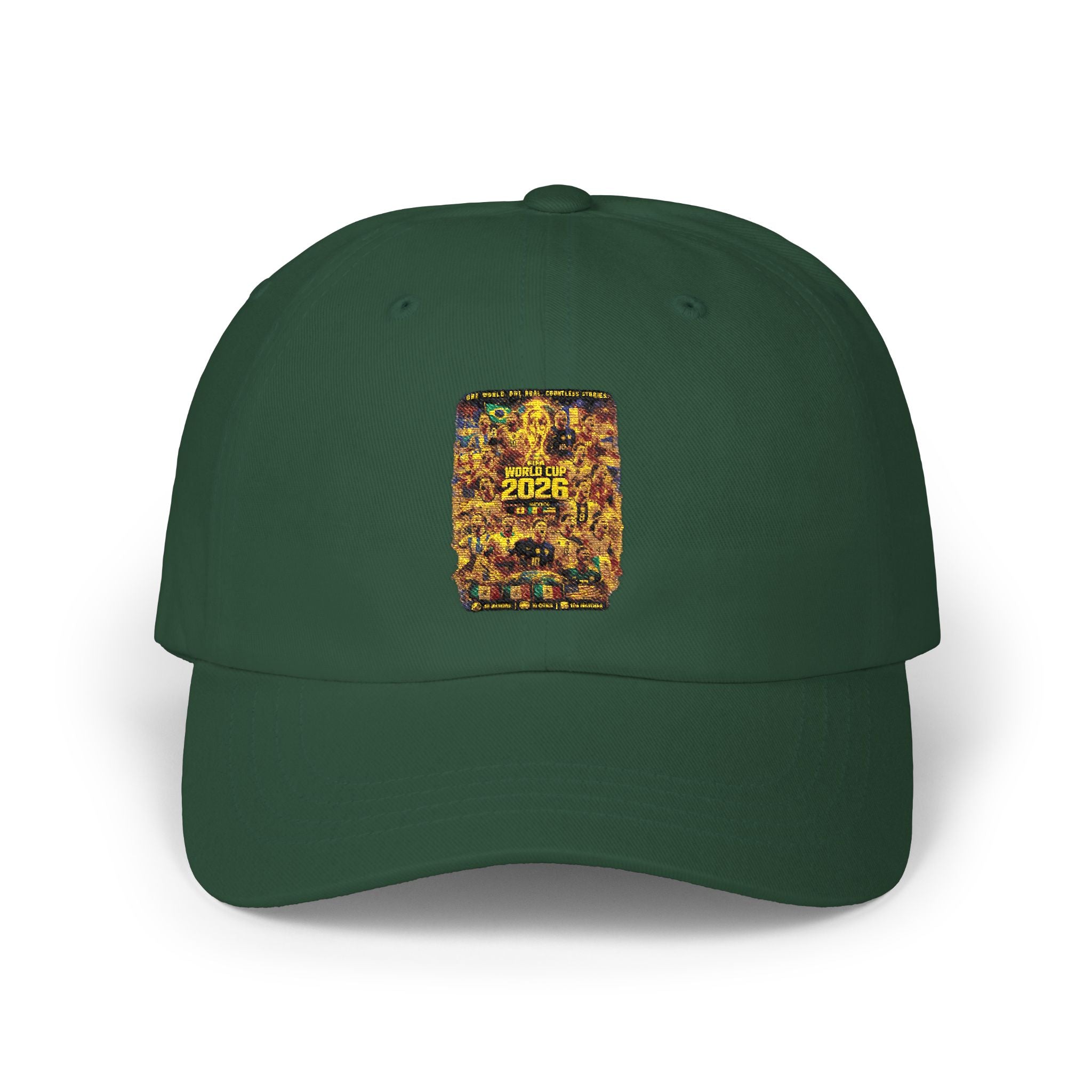 Dad Cap with Gold Glitter 2025 Patch — New Year Celebration Baseball Hat