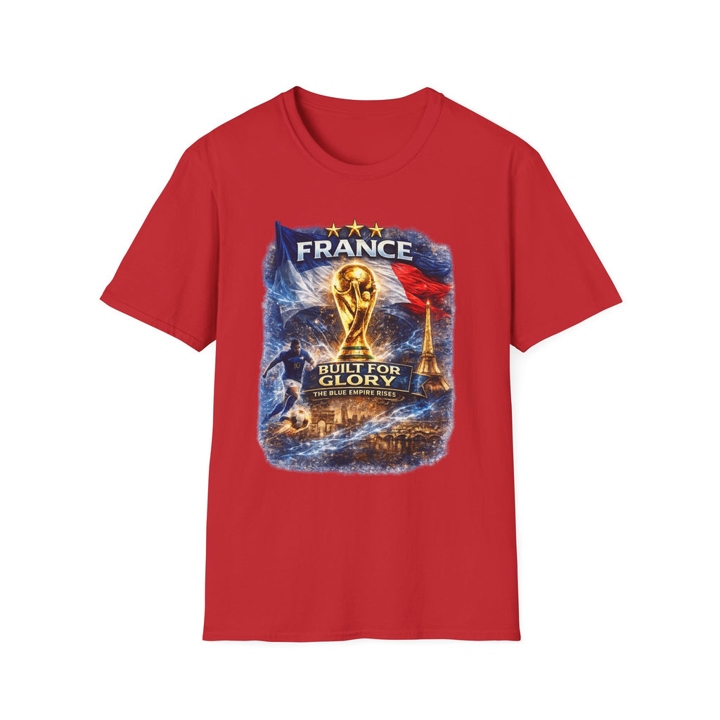 France World Cup Trophy T-Shirt — Built for Glory Soccer Fan Tee
