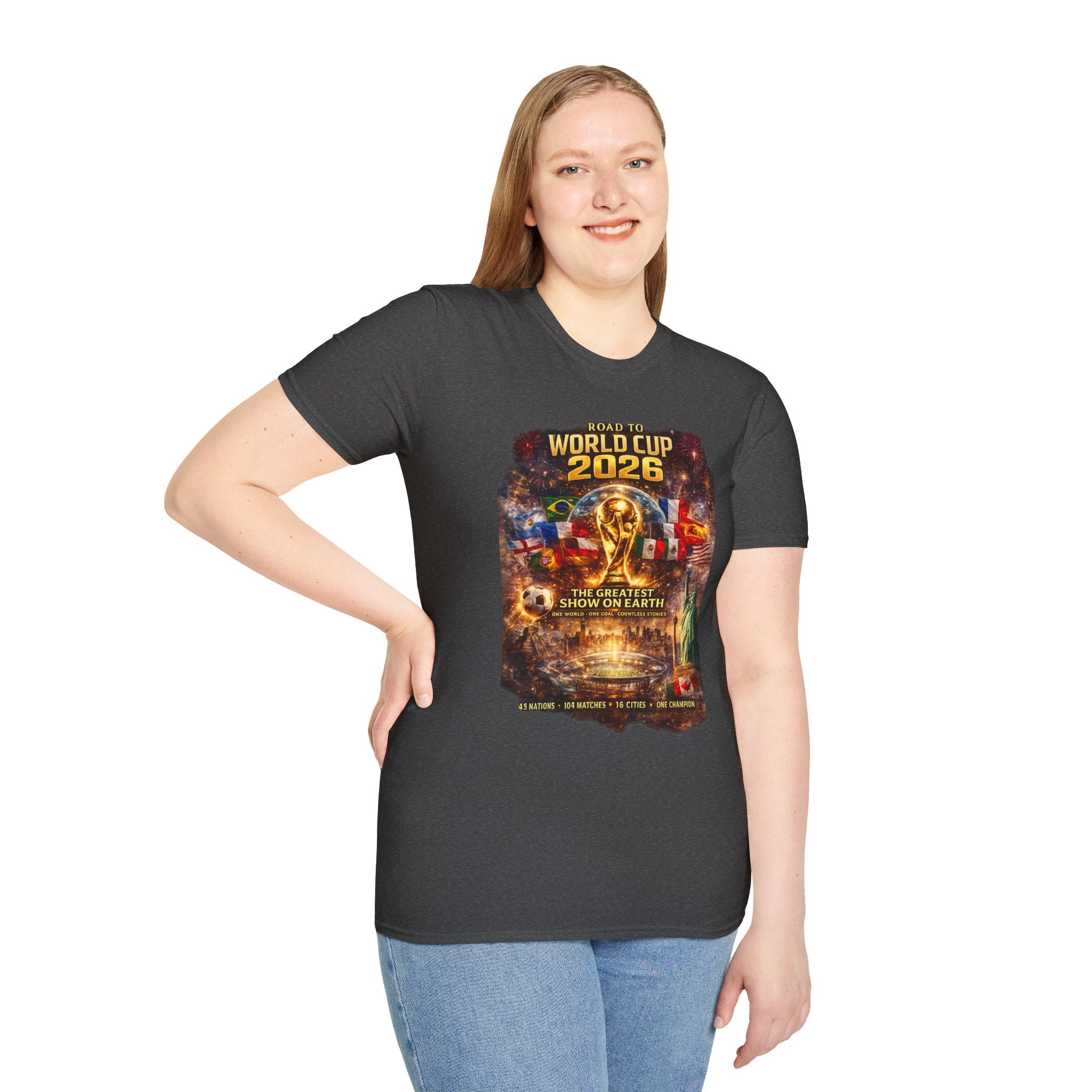 World Cup 2026 T-Shirt — Road to World Cup Graphic Soccer Tee
