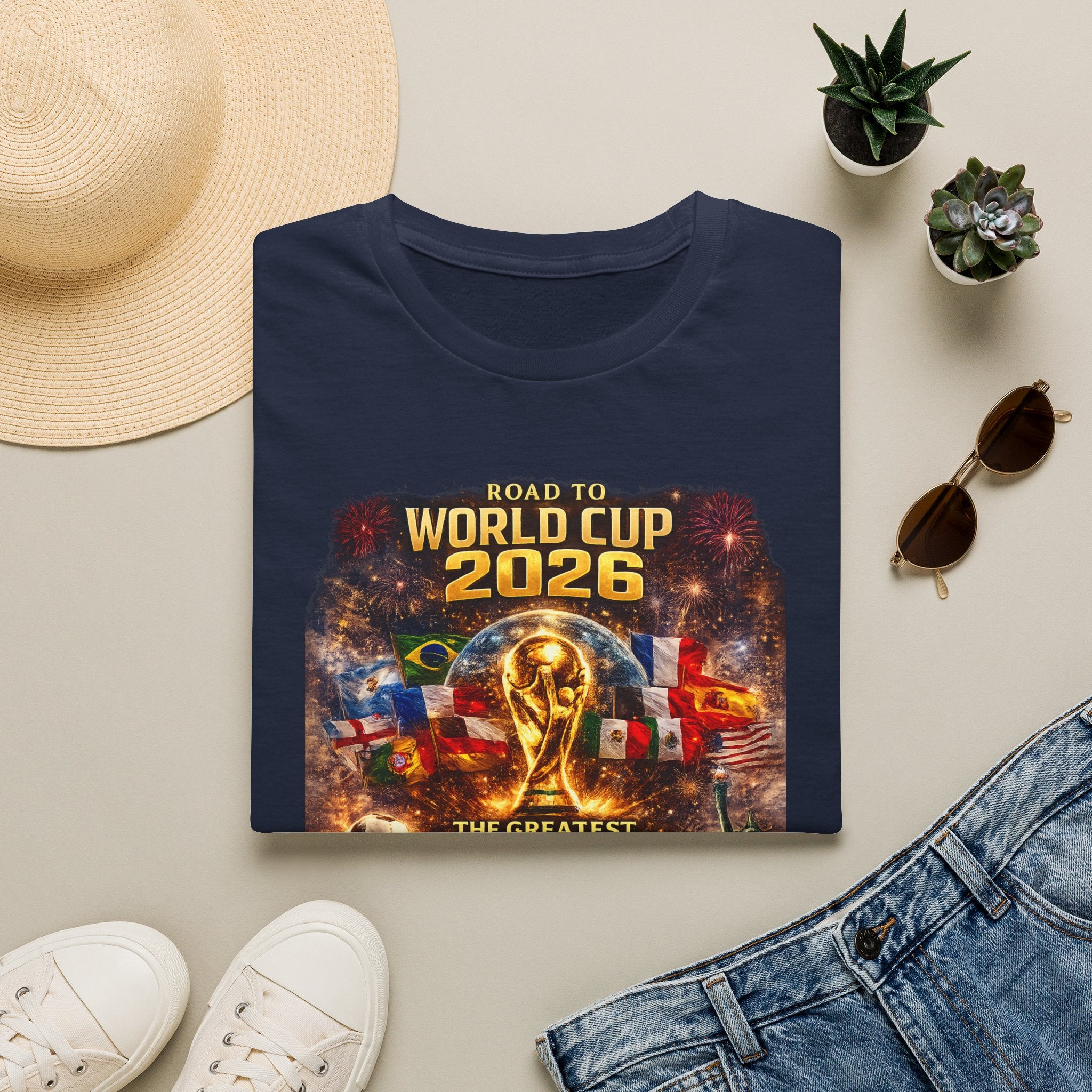 World Cup 2026 T-Shirt — Road to World Cup Graphic Soccer Tee