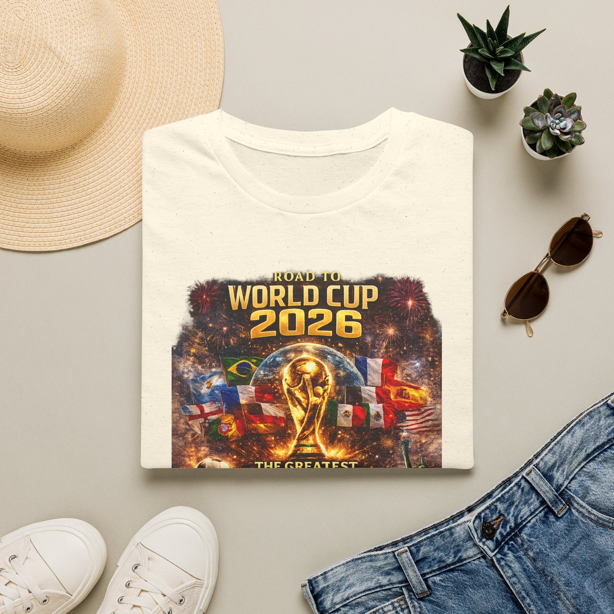 World Cup 2026 T-Shirt — Road to World Cup Graphic Soccer Tee