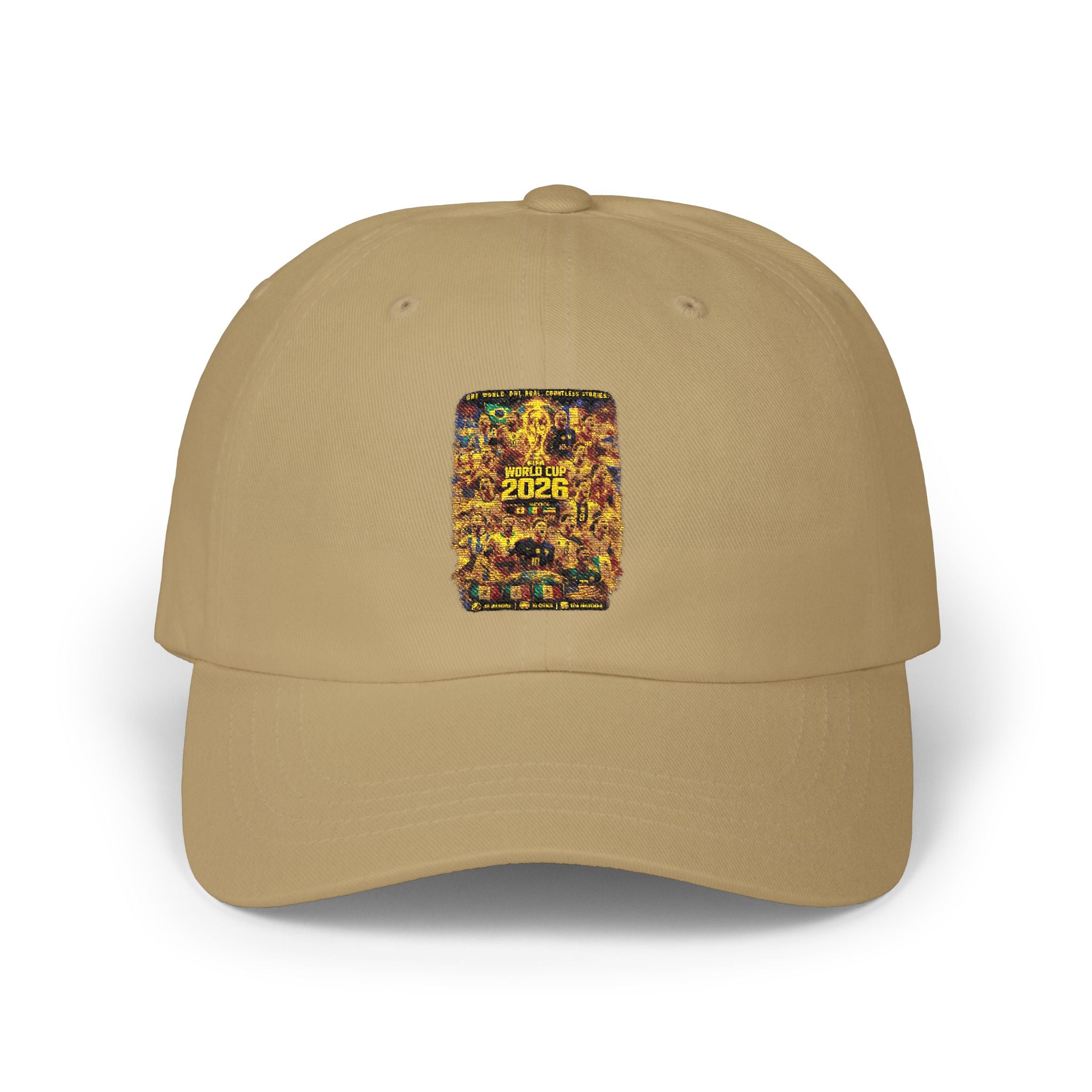 Dad Cap with Gold Glitter 2025 Patch — New Year Celebration Baseball Hat