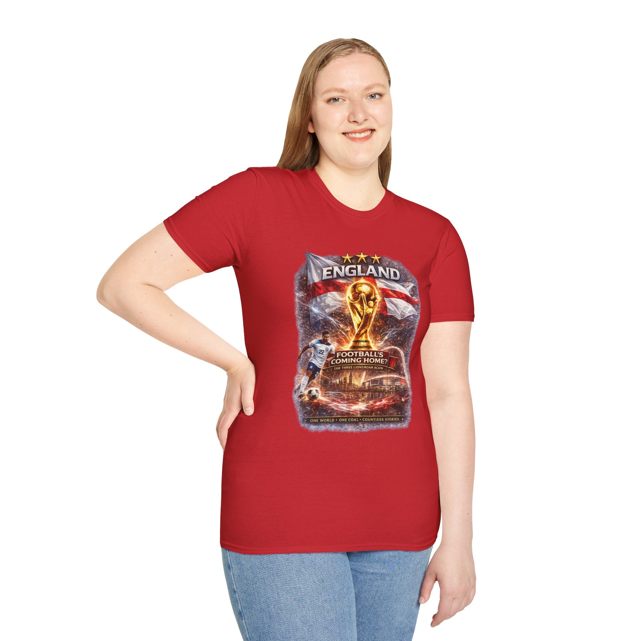 England World Cup 2026 T-Shirt — "Football's Coming Home"