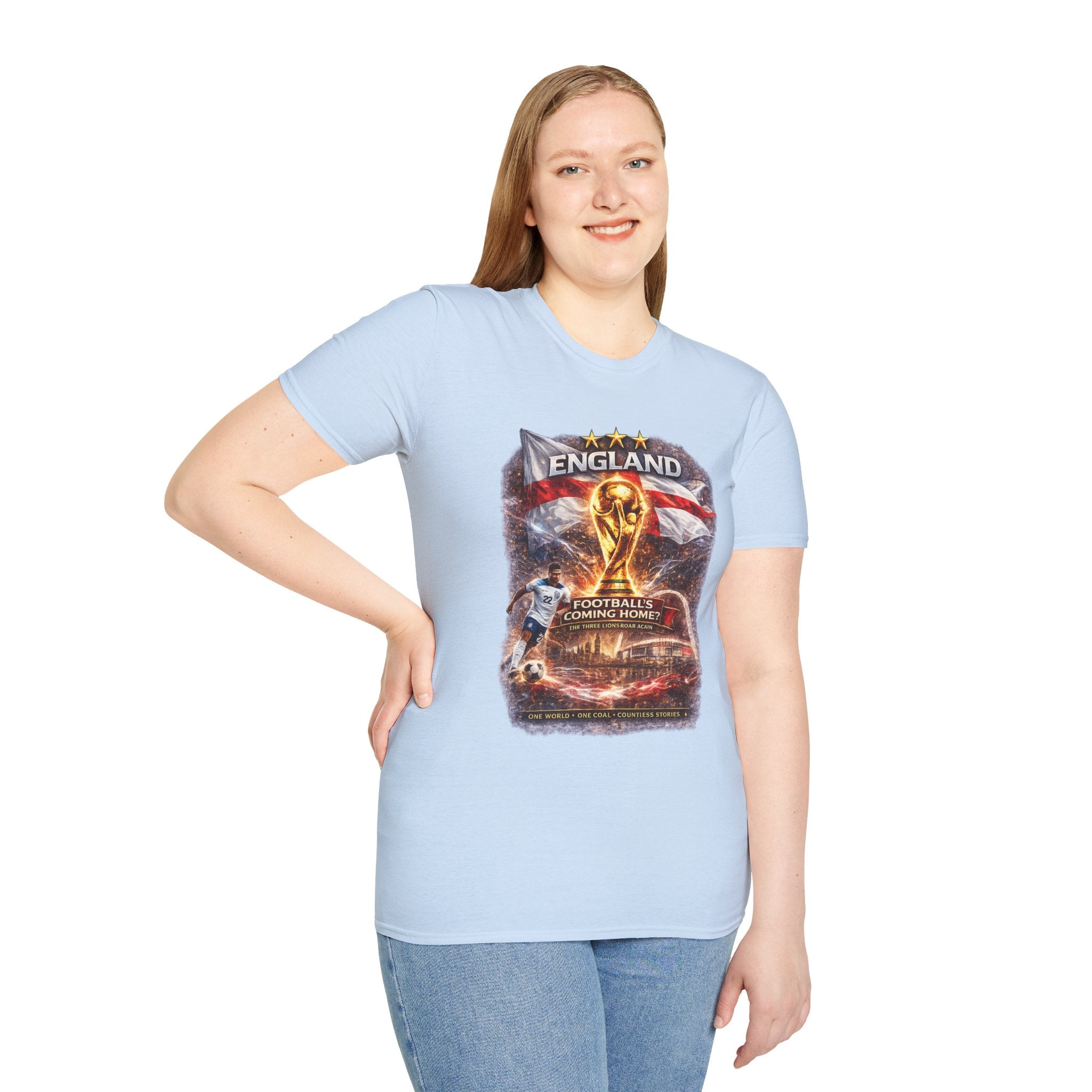 England World Cup 2026 T-Shirt — "Football's Coming Home"