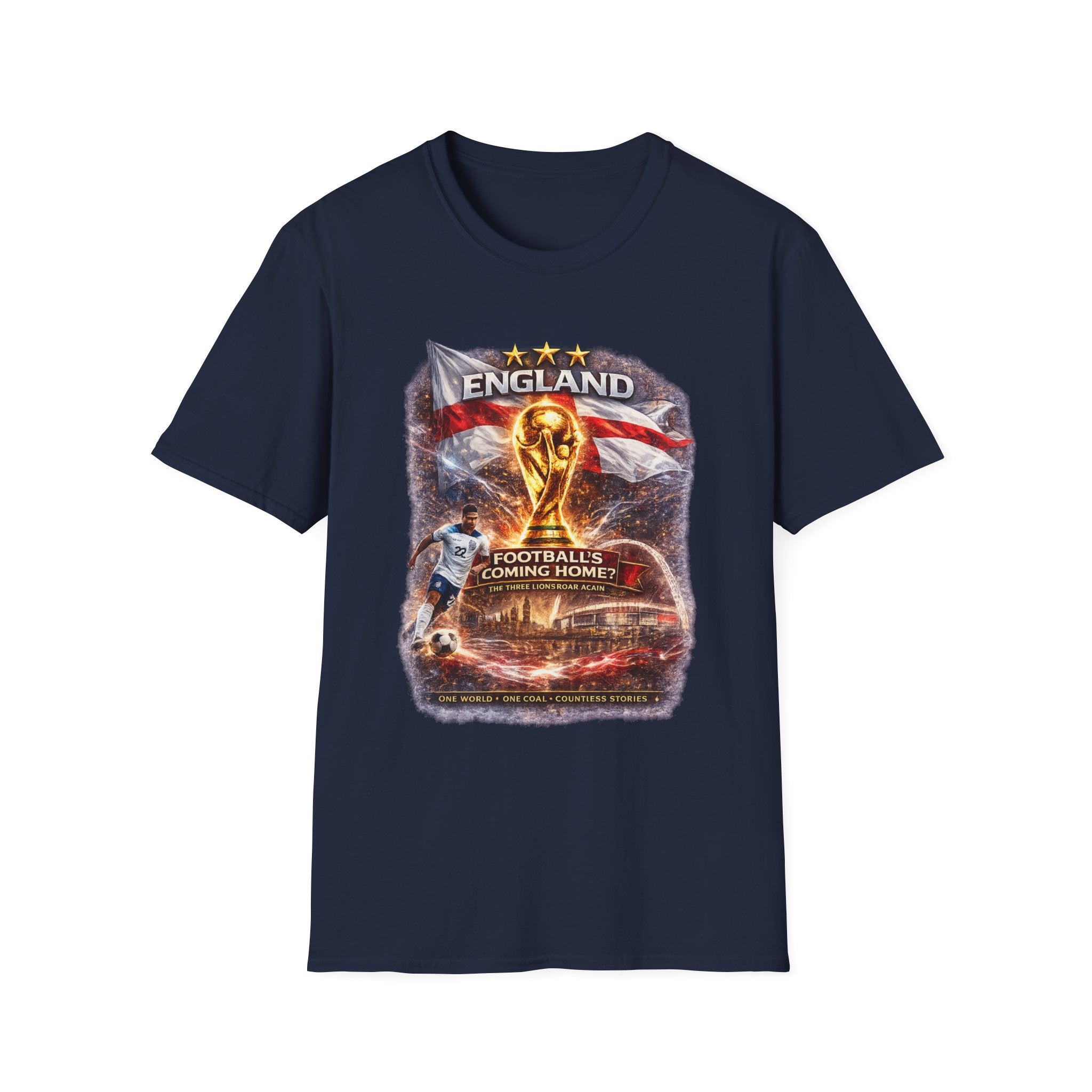 England World Cup 2026 T-Shirt — "Football's Coming Home"